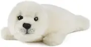 Living Nature Soft Toy, Grey Seal Pup 20cm, Realistic Plush Marine Animal, Eco-Friendly Stuffed Toy for Kids Collectors, Soft Cuddly Plush for Ocean Lovers