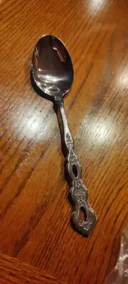 Oneida Community FANTASY Stainless soup/table spoons Pierced Burnished BRAND NEW