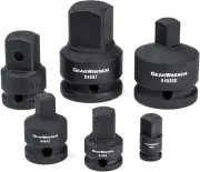6 Piece 1/4", 3/8", 1/2", 3/4" Drive Impact Adapter Set | 84928A-07
