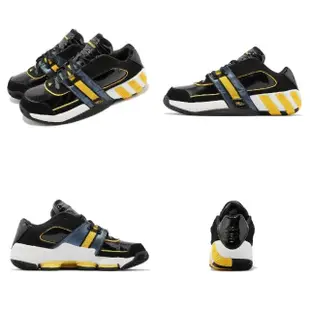 【adidas 愛迪達】籃球鞋 Agent Gil Restomod 男鞋 黑 黃 漆皮 Black Bold Gold(GY6479)