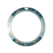 Bezel Blue & Rose Gold Omega Seamaster GMT in Ceramic 41.5/32.7mm