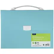 J.Burrows Antibacterial Expanding File 13 Pockets Aqua