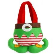 3PCS Elf Pattern Christmas Dinner Table Decoration Candy Bag