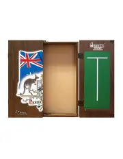 [Formula Sports] Storage Sports Bar Dartboard Cabinet Container With Chalkboard 58cm in Multi