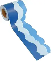 LAPYAPPE Cloud Pattern Border Trim Strips for Classroom Bulletin Board Decorations Sky Border Trim