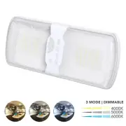 RV LED Ceiling Light Double Dome with Built in Touch Dimmer Multi Color Option