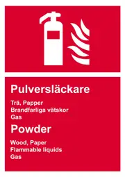 [Namly Design] Sticker - Powder Fire Extinguisher