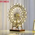 Ferris Wheel Desk Lamp Bedside Lamp Rotating Home Decor Table Light Fixture