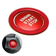For Camry For Tacoma Prius RAV4 Red Engine Start /Stop Push Start Cover&Ring New