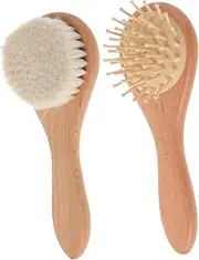 RORPOIR Hair Scalp Massager Brush Set Soft and Scalp Exfoliator Travel-Size Hair Cleaning Brush for Infants