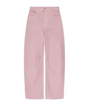 Belt-loop casual pants FR38 Pink