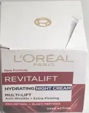 L'oreal Paris Revitalift Hydrating Night Cream 1.7 oz (50 mL)