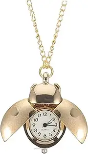 [TOGEVAL] 1pc Pocket Watch Hanging Watch Beetle Theme Convenient Chain Design Vintage Watches for Men Digital Watches Owl Pocketwatch Clothing Accessories Chained Design Watch Quartz Golden