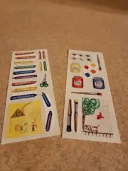 Creative Memories Set of 2 Children's Art Work/Toddler art Stickers