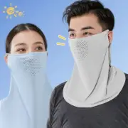 UV Protection Outdoor Neck Wrap Cover Sports Sun Proof Ice Silk Mask Face Cov CR
