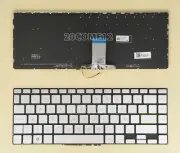 New for ASUS Vivobook S14 S433FA S433FL Keyboard Spanish Teclado Backlit Silver