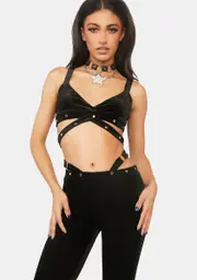 Noir Win Her Back Rhinestone Lounge Set