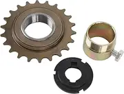 Tbest 22T Bike Freewheel Adapter Kit 22T Single Speed Flywheel Electric Tricycle Motorcycle Go Kart Accessories