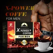 X Power Coffee for Men Herbal Supplement Coffe Energy Maca More Control 16teabag