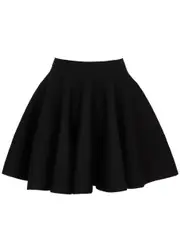 Alaïa Ribbed Wool-blend Mini Skirt - Black - 40 (UK12 / M) 40 (UK12 / M)