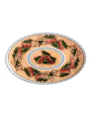 [Maxwell & Williams] Ceramica Salerno Oval Platter 40x26cm Apples