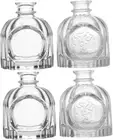 Beavorty 4Pcs Glass Aromatherapy Bottle Empty Car Diffuser Bottles Perfume Di...