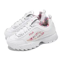 在飛比找PChome24h購物優惠-Fila 斐樂 休閒鞋 Disruptor II Flowe