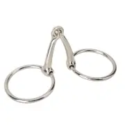 Iron Horse Ring Snaffle Bit Hollow Jointed Mouth For Equestrian Supplies