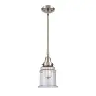 Innovations Canton 1 Light 6.5" Mini Pendant, LED, BSN/Seed - 447-1S-SN-G184-LED