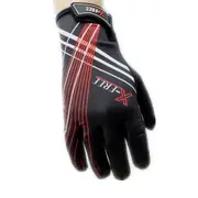 Riding Gloves Antumn Winter Mountain Bike Gloves Touch Screen Bike Gloves Black red line_M