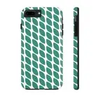 Green Shape Pattern Tough Phone Case - Unique Gift, Protective Cover