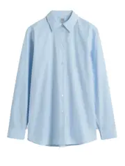 Toteme Classic tumbled shirt in Sky Blue | theUNDONE