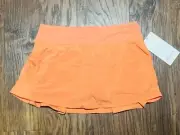 NEW Women Lululemon Pace Rival Mid-Rise Skirt Golden Apricot Size 4 & 8