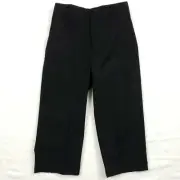 Calvin Klein Boys 4 Reg Black Classic Fit Flat Front Stretch Dress Pants