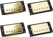 Binxind 2 Set Humbucker Pickup Gold for Replacement