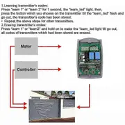 Scs Sentinel Control Gate Garage Door Receiver 12v 24v 2ch 433mhz Remote Control Transmitter Gate Opener Universal Receiver 433 - JA RFB for Receiver