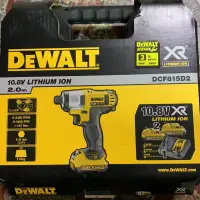 在飛比找蝦皮購物優惠-【DEWALT得偉】DCF815 10.8V衝擊起子機DeW