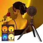 Kinscoter Bedroom USB Sunset Lamp Sun Rainbow Sunset Projector Lamp Night Light