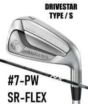 MENS YAMAHA INPRES DRIVE STAR TYPE-S #7-PW IRON SET STIFF-REGULAR FLEX GRAPHITE
