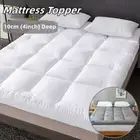 Bedding Luxury Pillowtop Mattress Topper Mat Pad Protector QUEEN DOUBLE KING