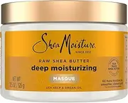 SheaMoisture Raw Shea Butter Deep Moisturizing Hair Masque, 11.5 fl oz - Deep Conditioner for Curly Hair to Moisturize and Renew, Sustainable, Organic, Cruelty-Free