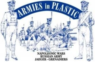 ARMIES IN PLASTIC SET 5494 NAPOLEONIC WARS RUSSIAN ARMY JAEGER-GRENADIERS