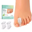 Upgraded Gel Toe Separators – 12-Pack Aloe Vera Extract Infused Silicone Toe ...