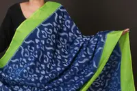 在飛比找蝦皮購物優惠-《愛麗絲花園》印度古法手工綁染織布工藝（Ikat) 純棉披肩
