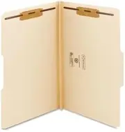 Smead 19595 1 1/2 Inch Expansion File Folders Two Fasteners 1/3 Top Tab Legal Manila 50/Box