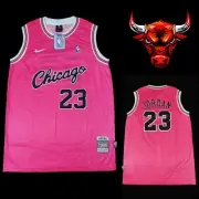 CHICAGO BULLS NBA PINK AND BLACK CLASSIC MICHAEL JORDAN 23 JERSEY SIZE SMALL