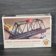 Vtg Bachmann HO Scale Over Under Blinking Bridge 46222 Sealed New Old Stock
