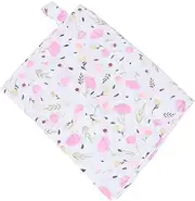 Toyvian Car Seat Canopy Nursing Cover Breathable Breastfeeding Scarf Multi Functional Stroller Car Seat Cover Protects from Bugs Floral Design