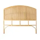 Byron Rattan Bedhead Double Size Natural