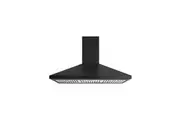 Euromaid 90cm S S Pyramid Canopy Rangehood 700m3 h Air Extraction Matte Black